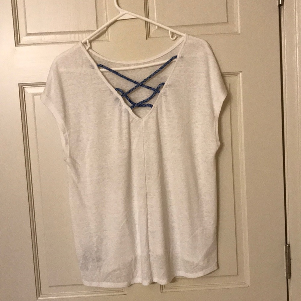 Gap cross cross back top